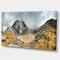 Designart - Volcano Panorama with Dramatic Sky - Landscape Canvas Art Print